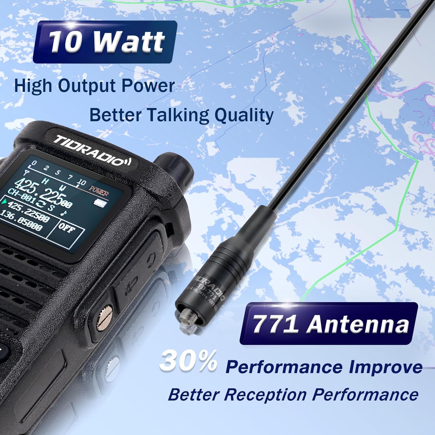 TIDRADIO H8 Ham / GMRS Radio 4 Packs – Tidradio Official