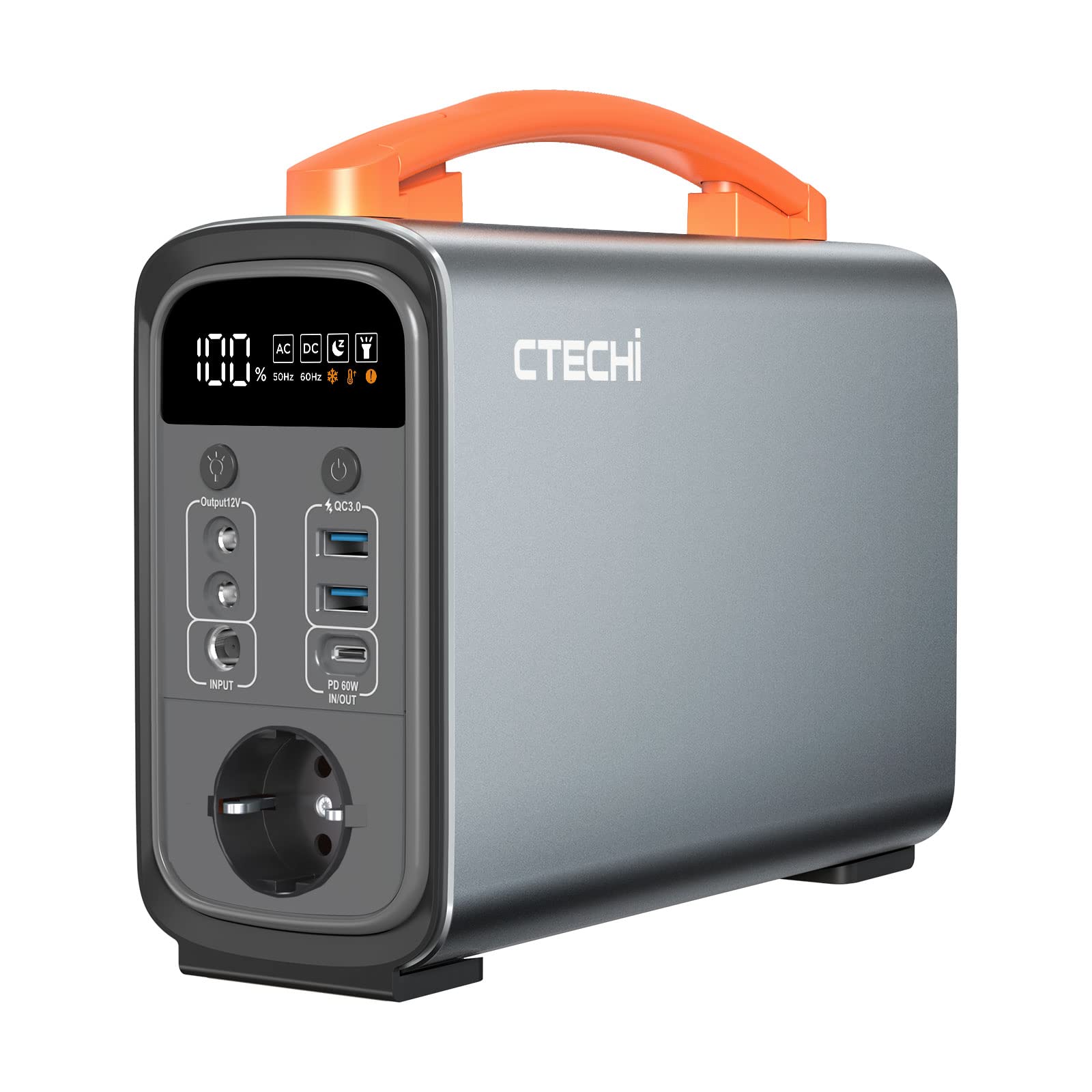 Update Version】CTECHi GT200 320Wh LiFePO4 Portable Power Station – ctechi -official