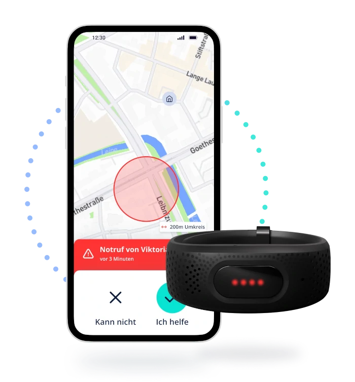 Benutzerfreundliche manuelle Notruffunktion
