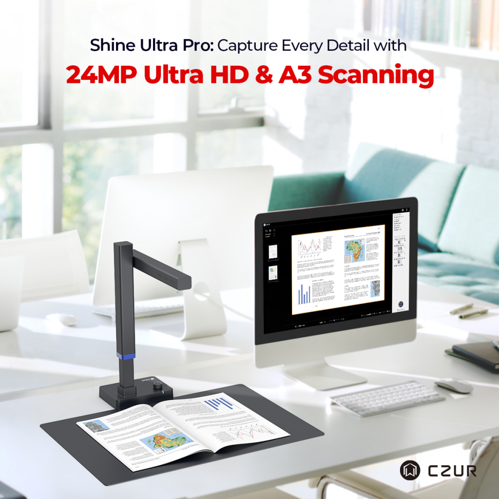 Revolutionize Your Workflow: How CZUR’s Smart Book Scanner Transforms Document Digitization