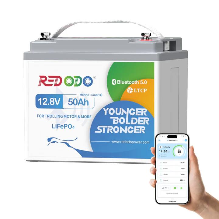Redodo 12V 100Ah Bluetooth LiFePO4 Battery review: monitor your battery from your phone (the app experience)