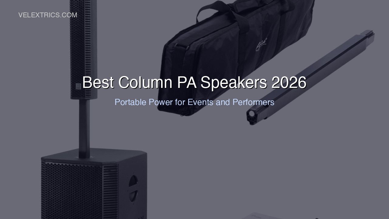 Best Column PA Speakers 2026 - Portable Power for Events