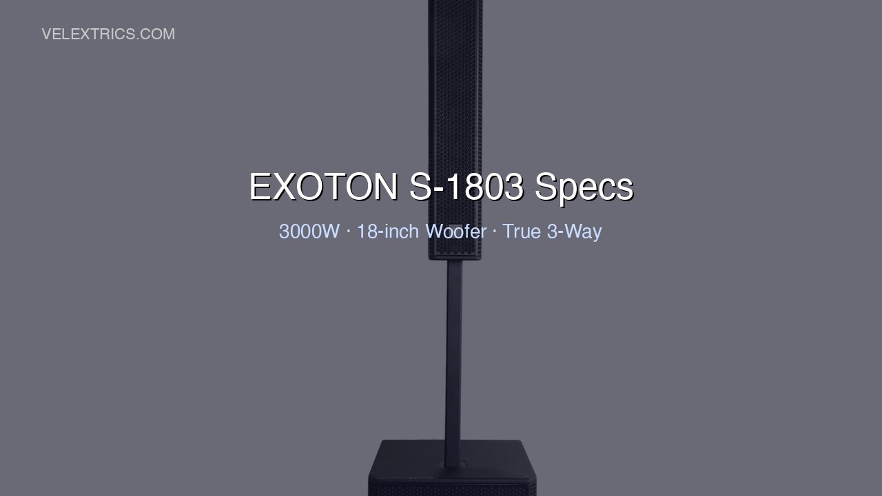 EXOTON S-1803 3000W 18-inch column array speaker