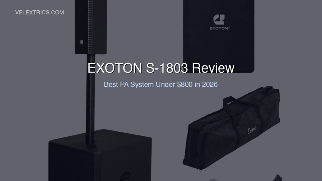 EXOTON S-1803 Column Speaker Review 2026 - Worth $799?