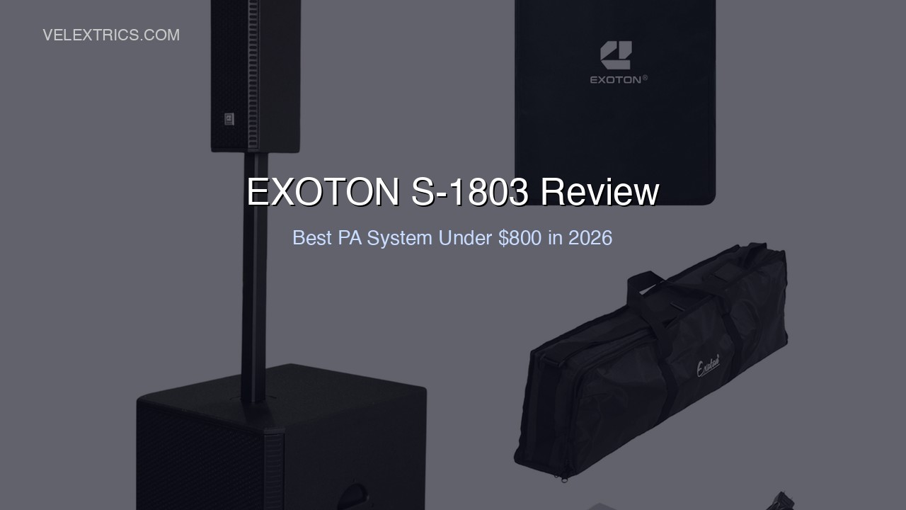 EXOTON S-1803 Column Speaker Review 2026 - Worth $799?