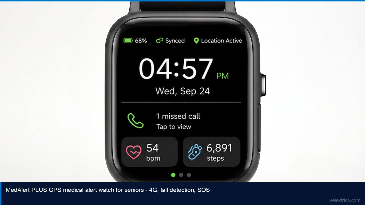 MedAlert PLUS medical alert watch with GPS for seniors