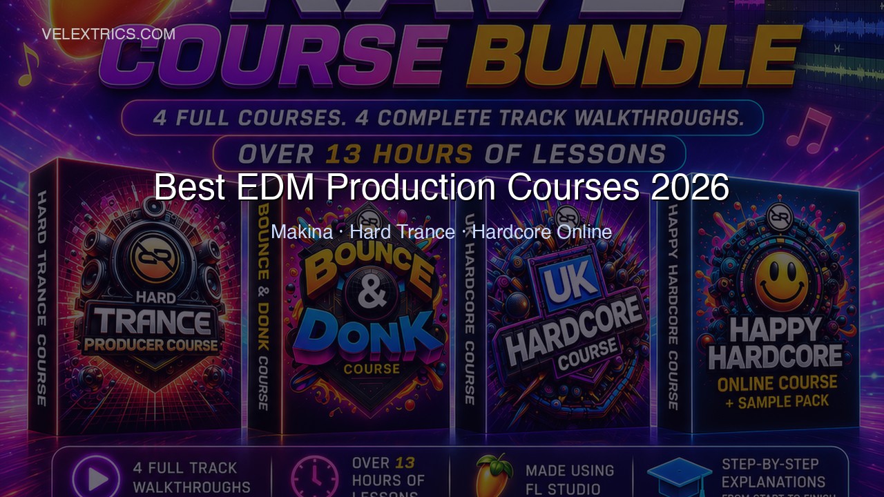 Best EDM Production Courses 2026 - Makina Hard Trance Hardcore